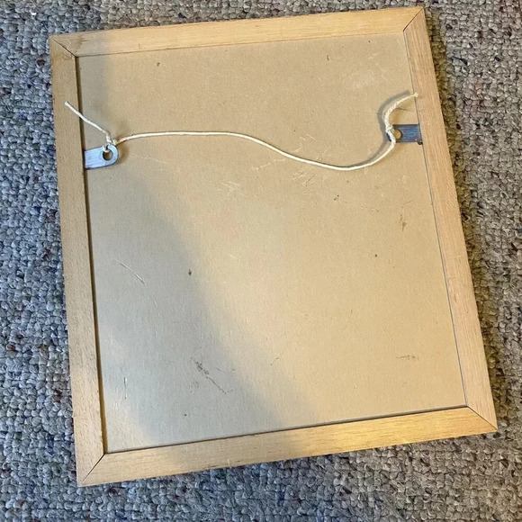 Francoise Soulet “Augustus” 1960’s Framed Print Smiled Wide Eyes Boy With Hat - Picture 3 of 7